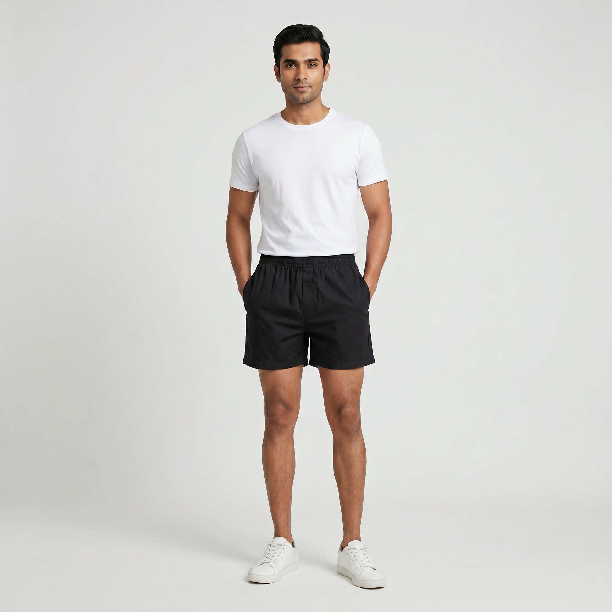 Cotton Solid Boxer Shorts