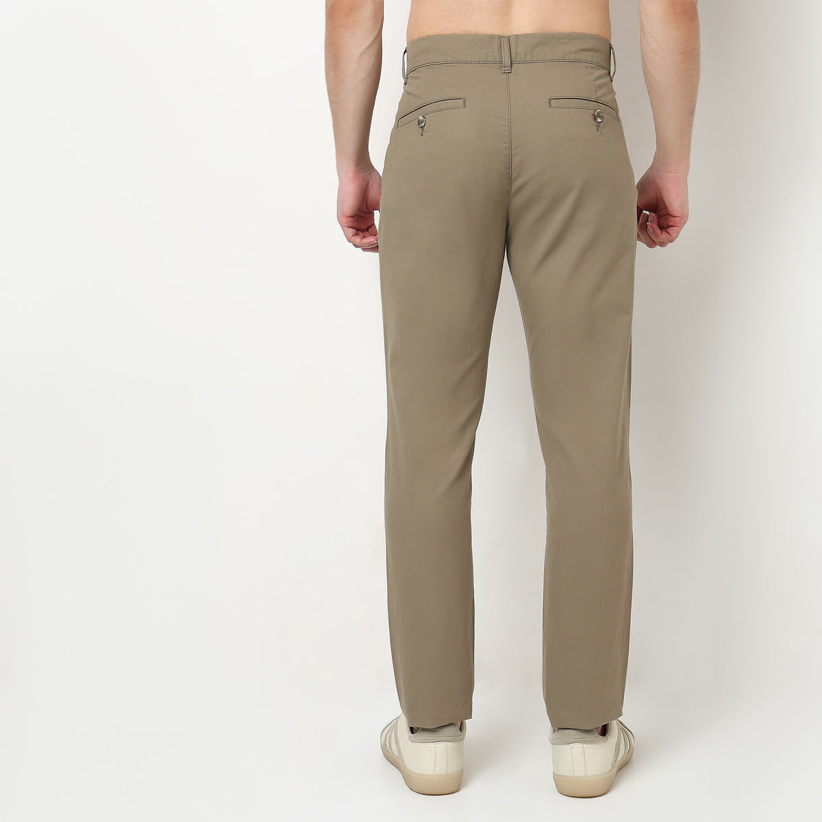 Solid Ankle Length Elemental Chinos