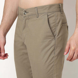 Solid Ankle Length Elemental Chinos