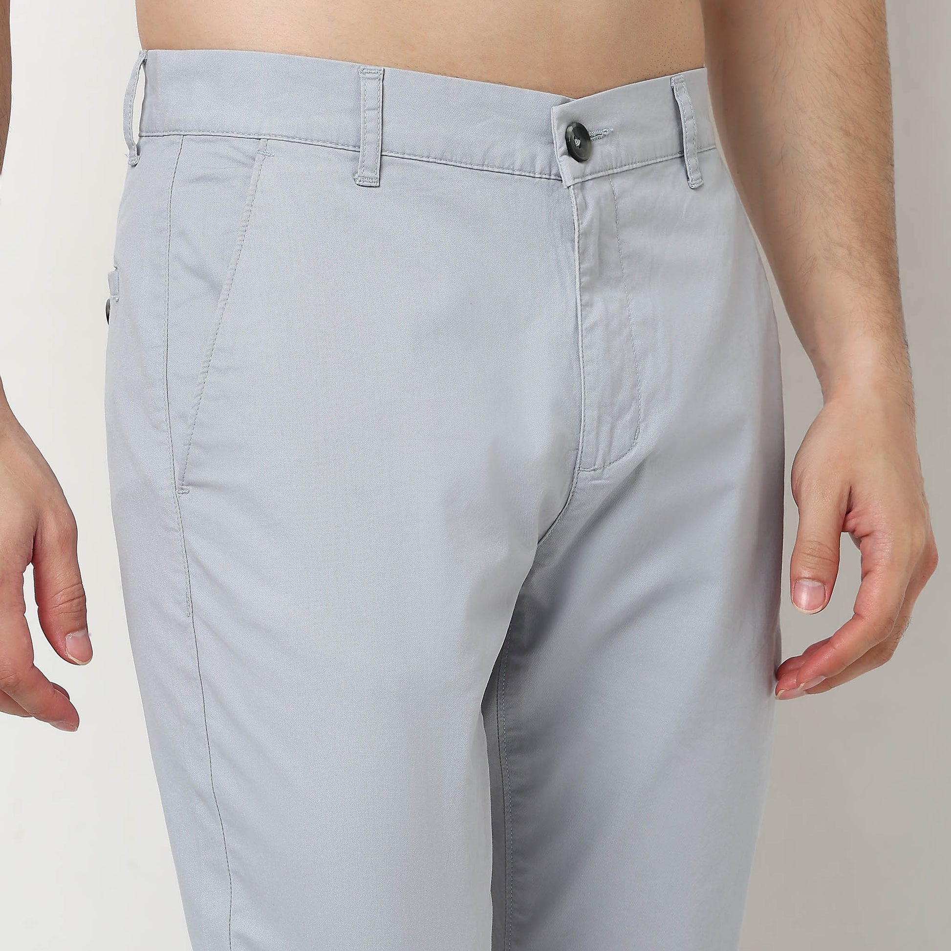 Solid Ankle Length Elemental Chinos