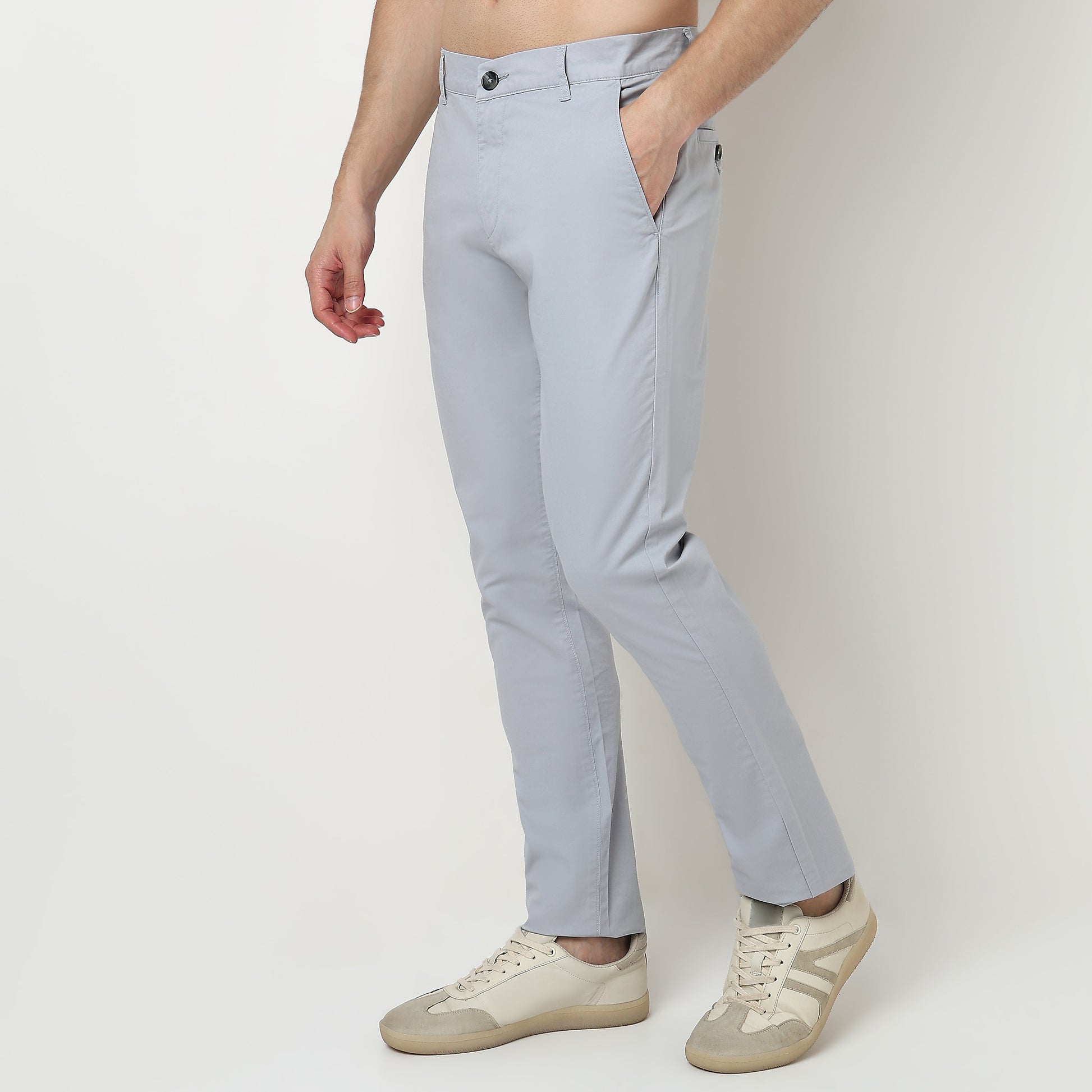 Solid Ankle Length Elemental Chinos