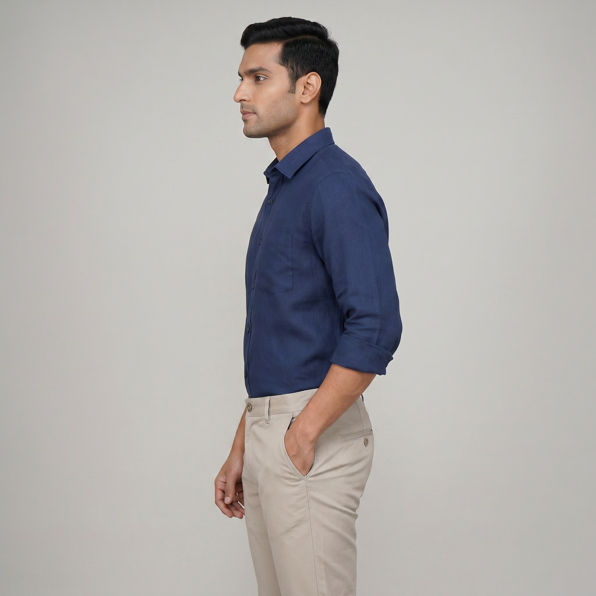 Solid Ankle Length Elemental Chinos