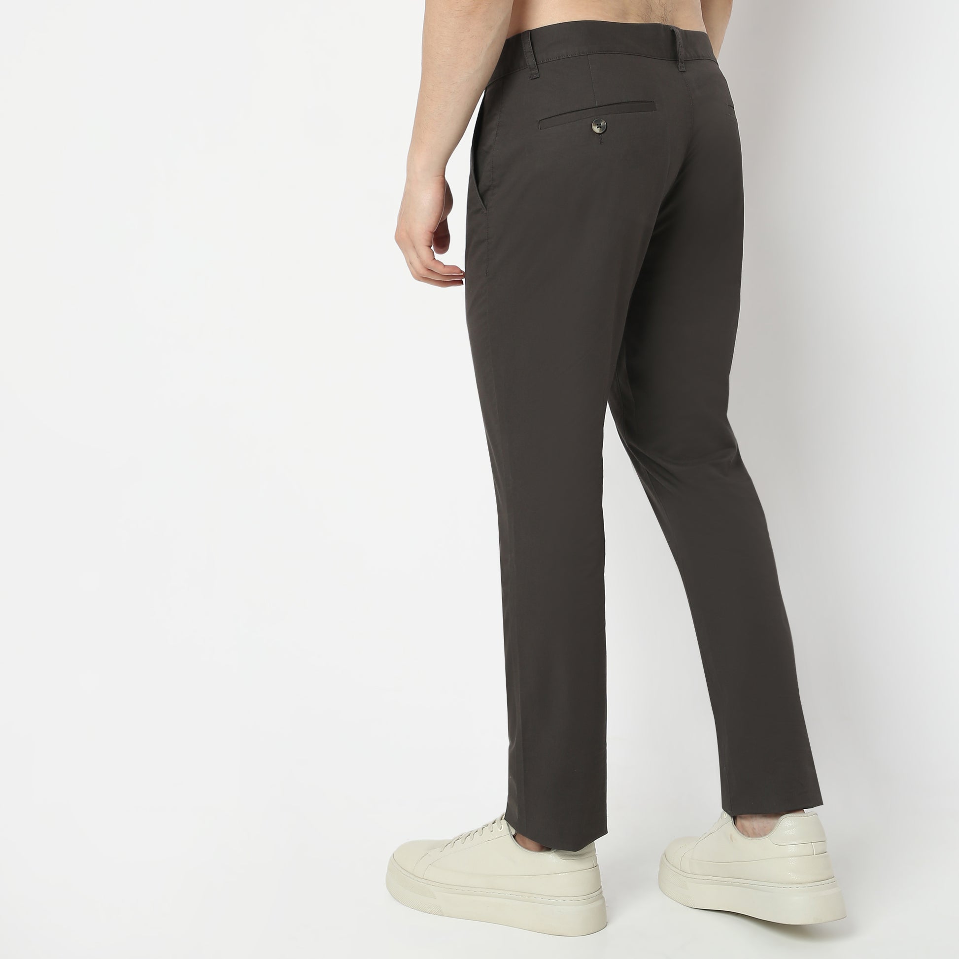 Solid Ankle Length Elemental Chinos