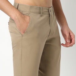 Solid Ankle Length Elemental Chinos