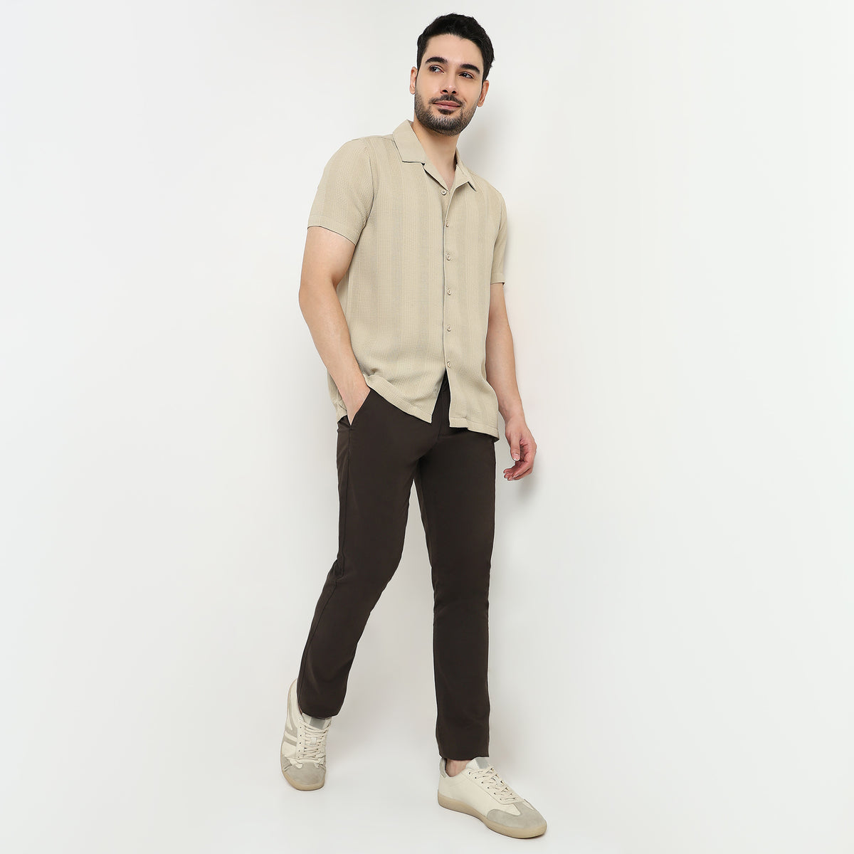 Solid Ankle Length Elemental Chinos