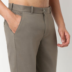 Ankle Length Knit Crop Chinos - Ulitimate Comfort - 4 Way Stretch & Flexibility