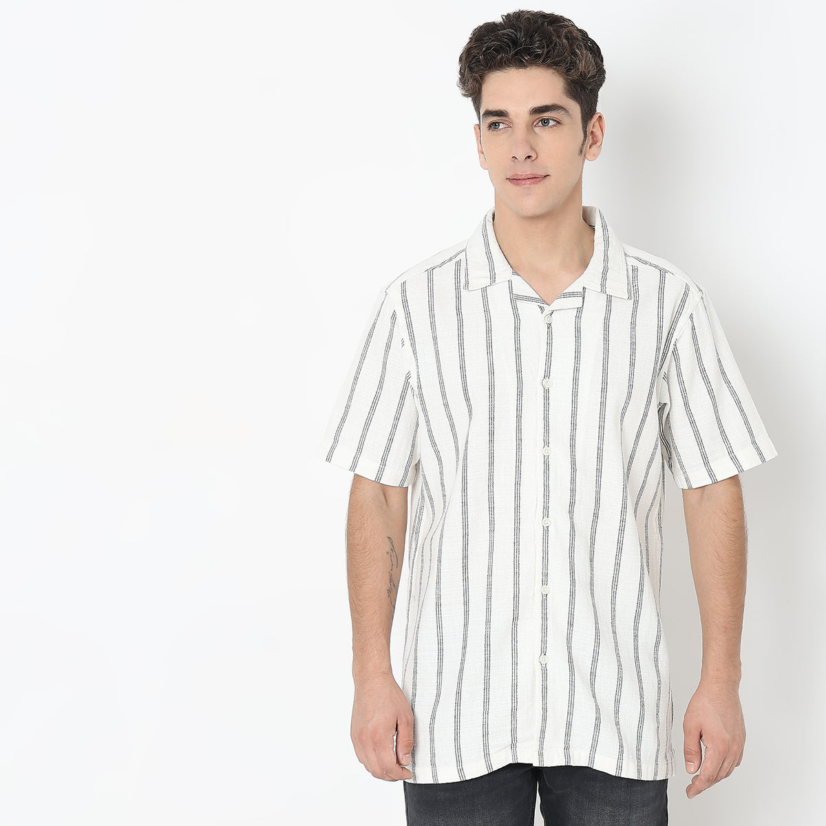 Regular Fit Striped Shirt