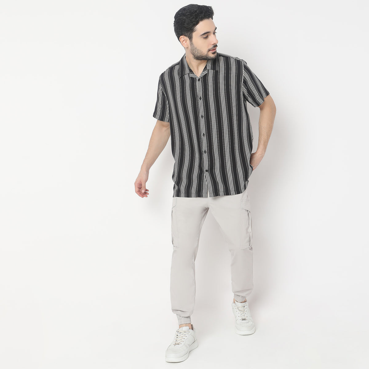 Regular Fit Striped Shirt