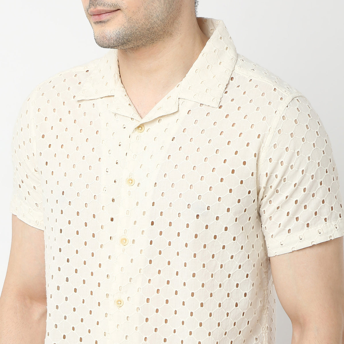 Regular Fit Embroidered Shirt