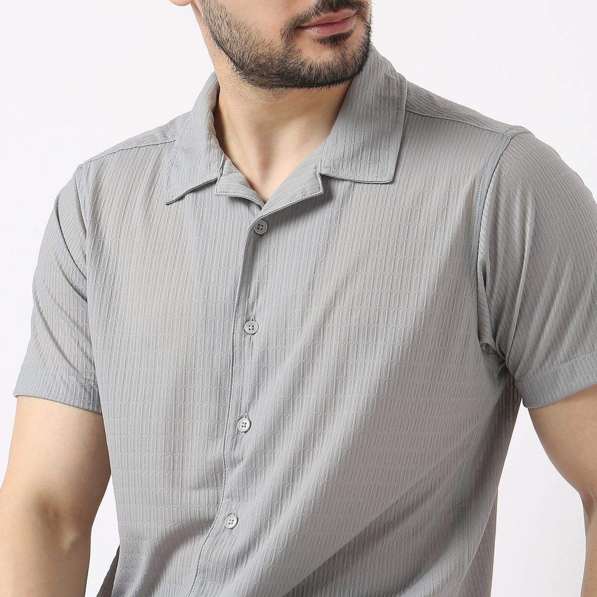 Regular Fit Structured Casual Shirt