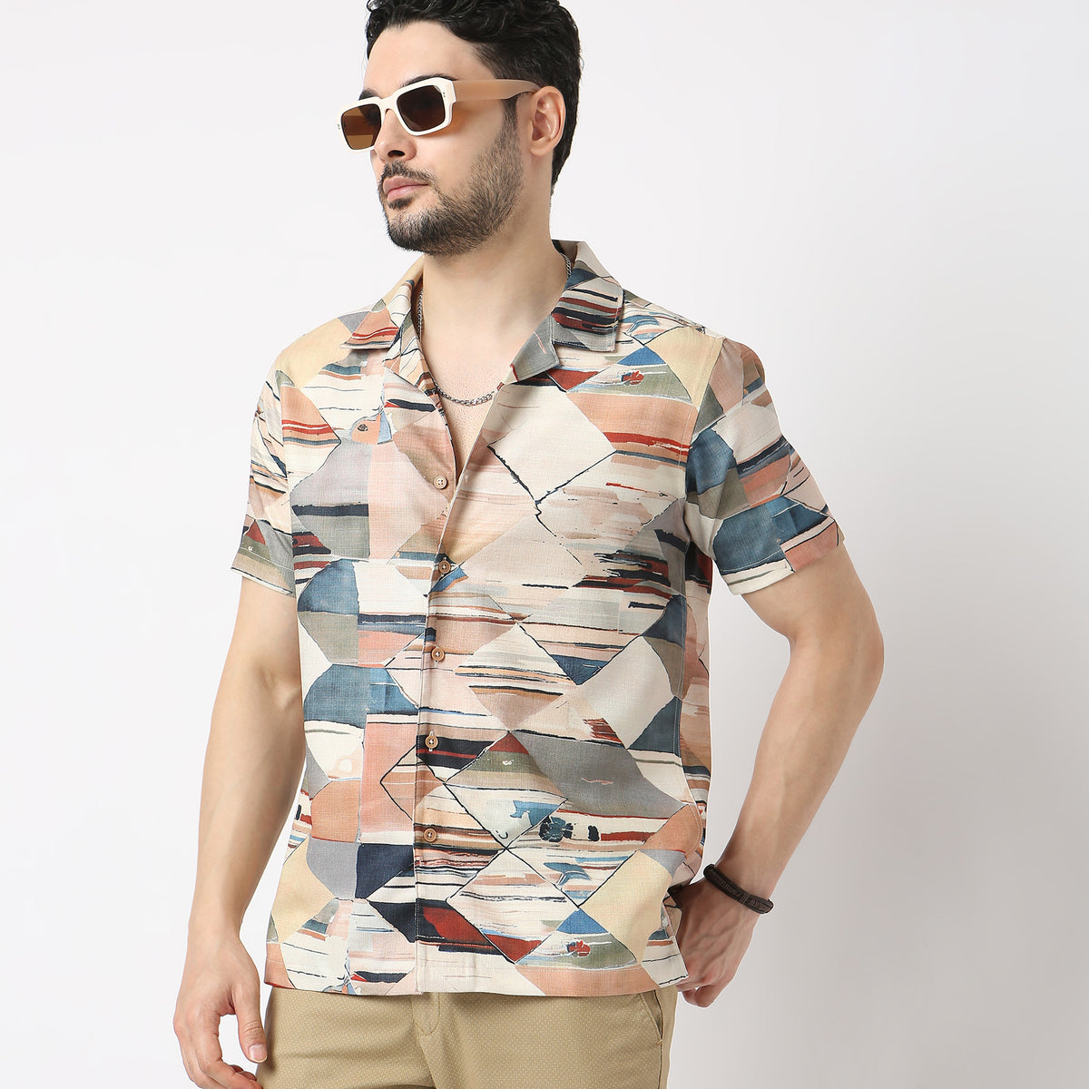 Regular Fit Printed Retreat Shirt