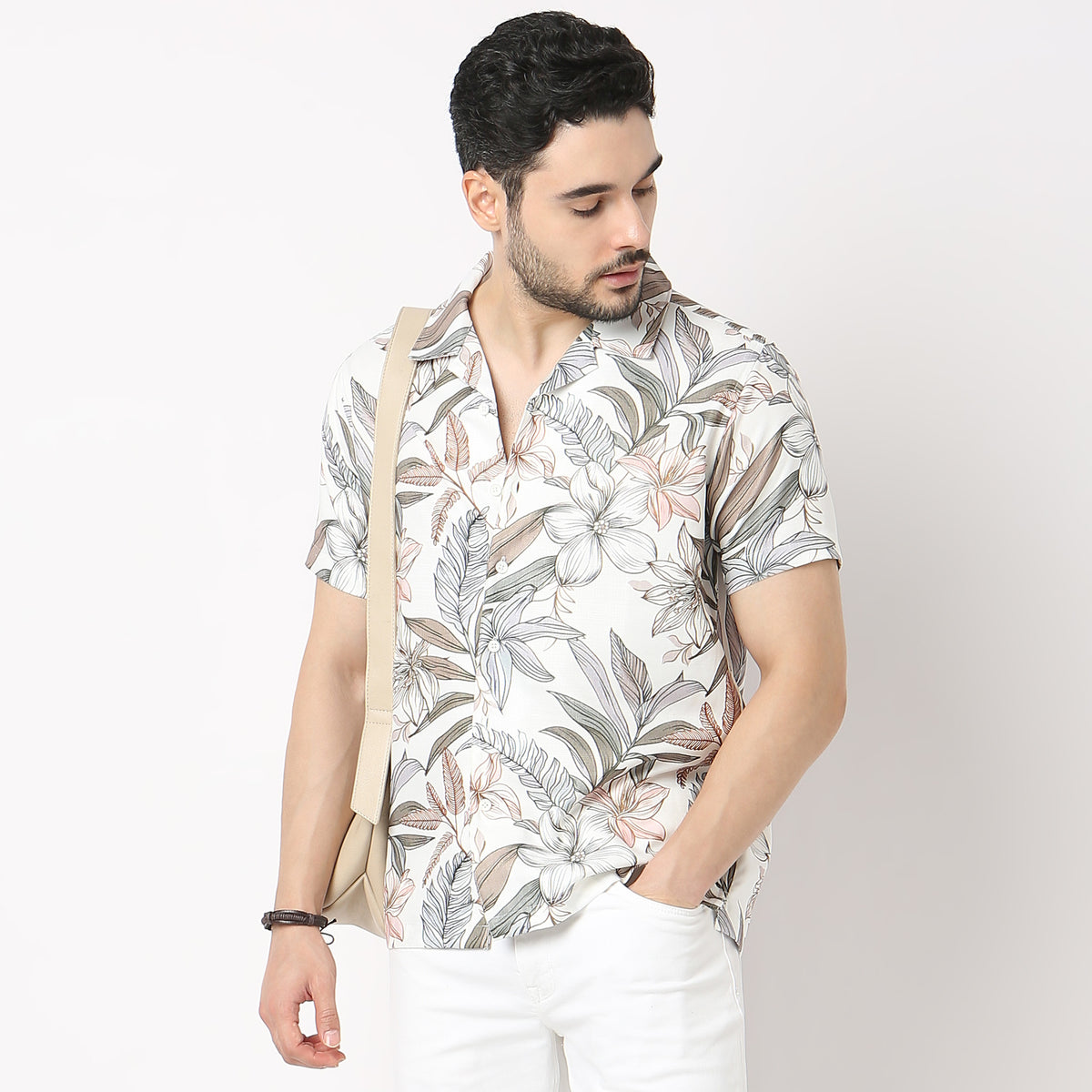 Regular Fit Printed Retreat Shirt