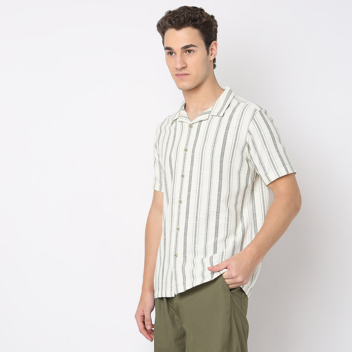 Regular Fit Striped Shirt