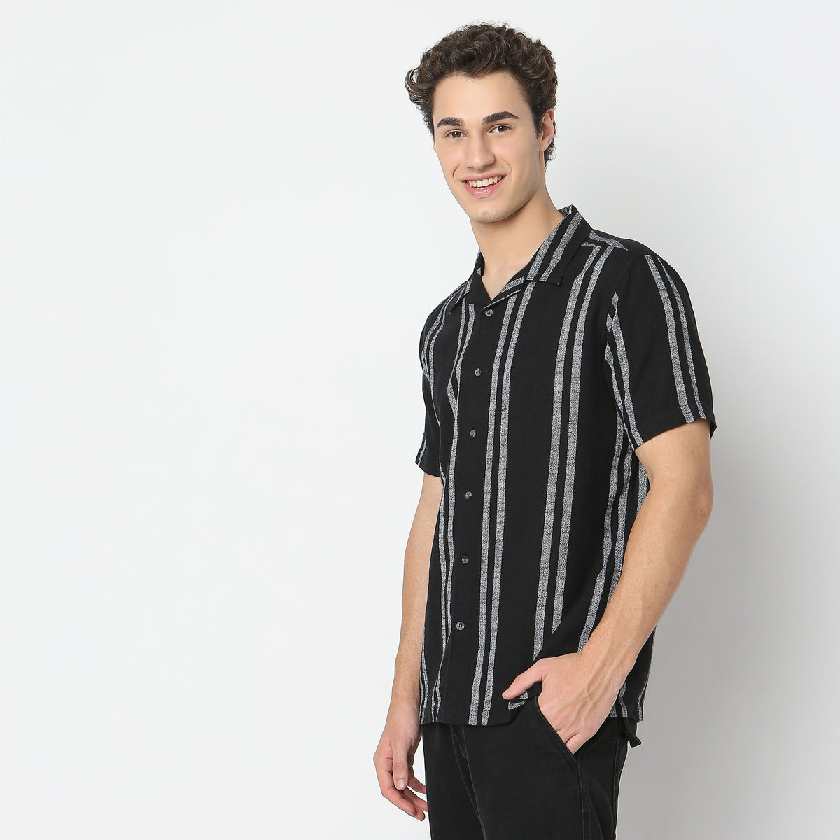 Regular Fit Striped Shirt