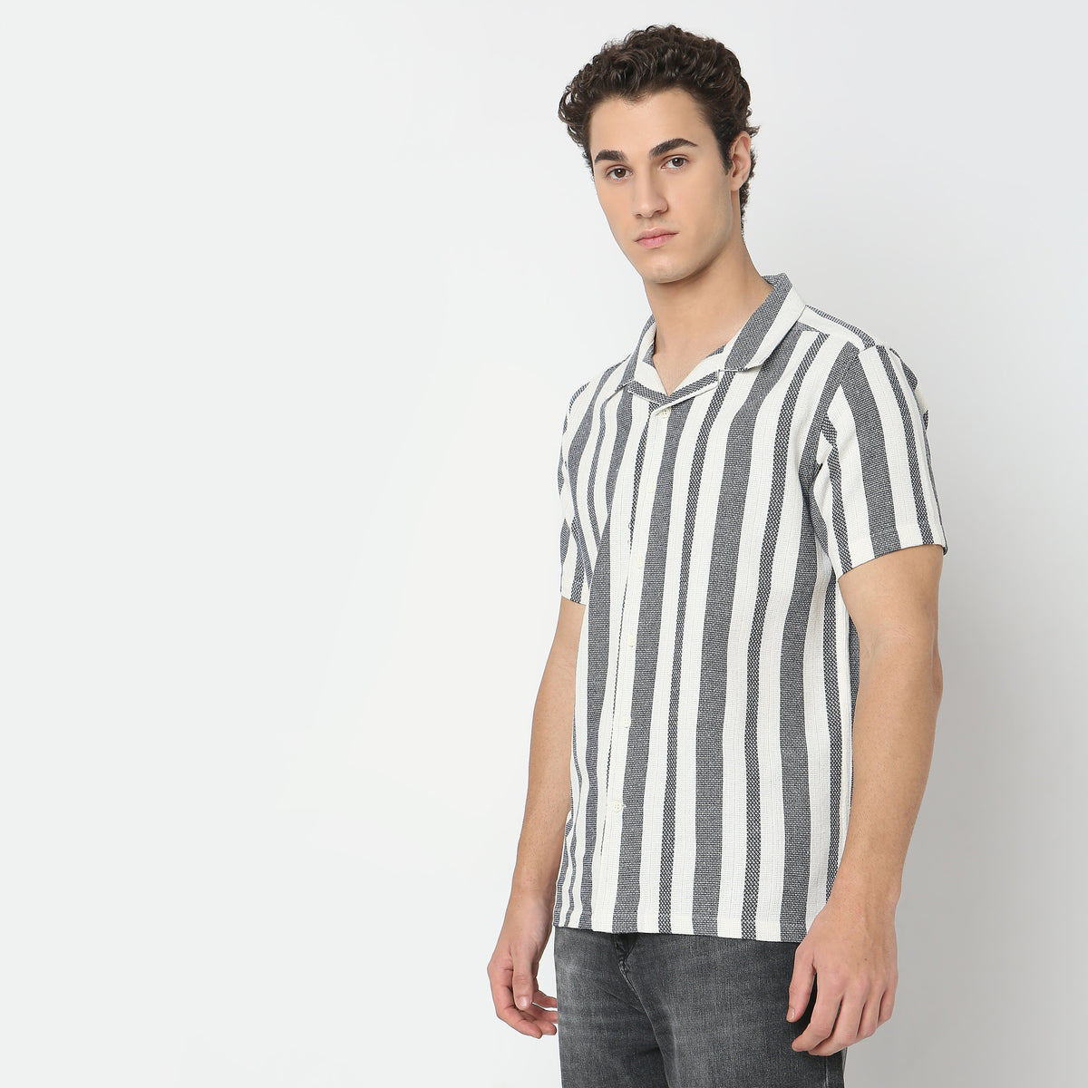 Regular Fit Striped Shirt