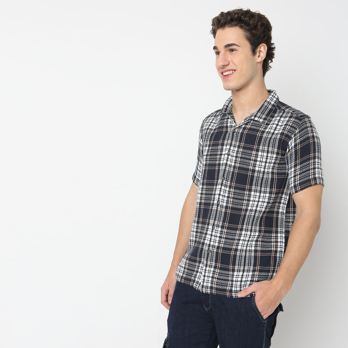 Regular Fit Checkered Shirt