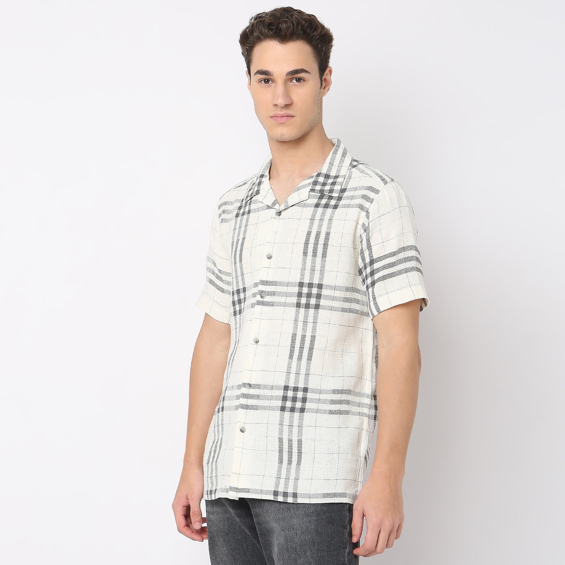 Regular Fit Checkered Shirt