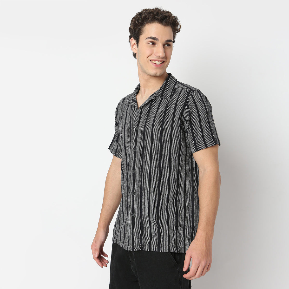 Regular Fit Striped Shirt