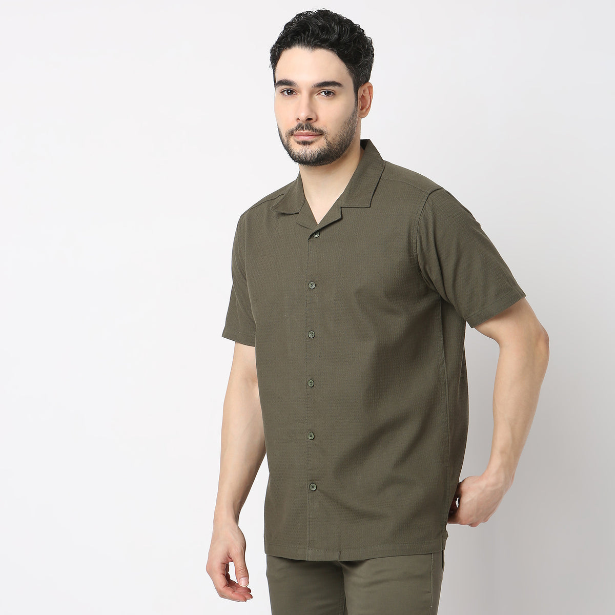 Regular Fit Structured Shirt