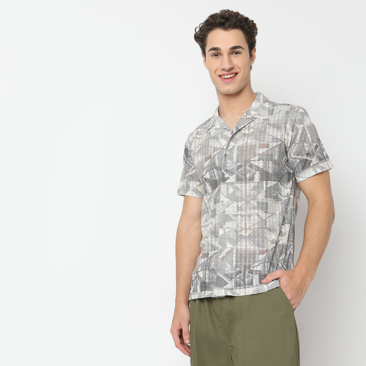 Regular Fit Printed Shirt