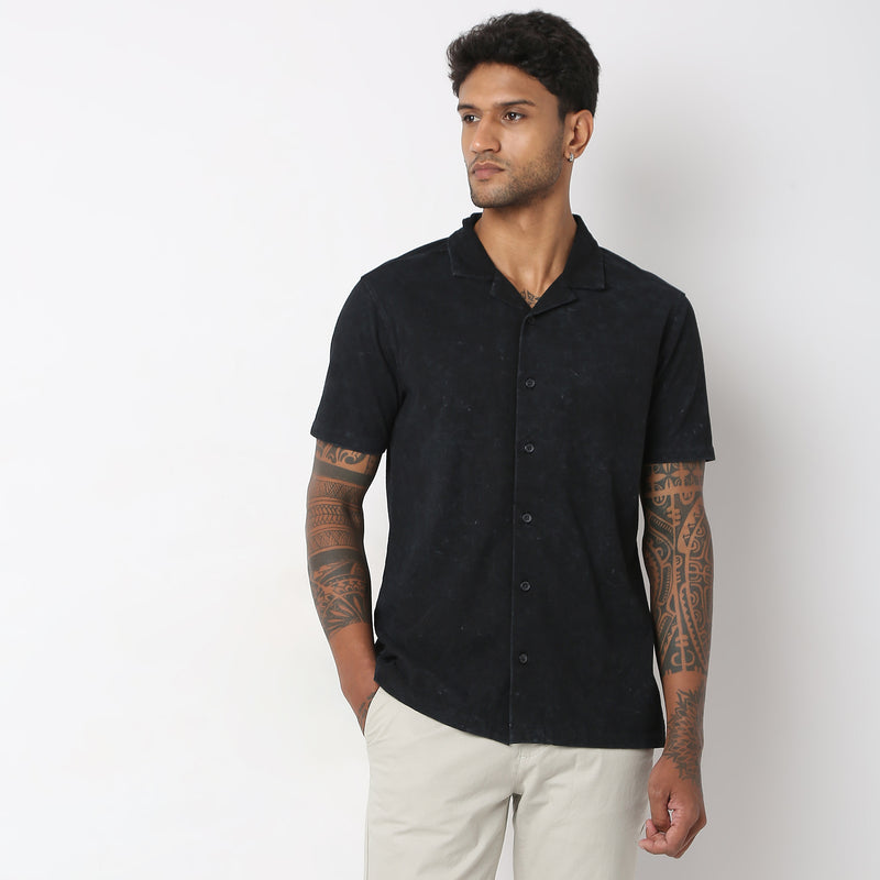 Regular Fit Structured Shirt