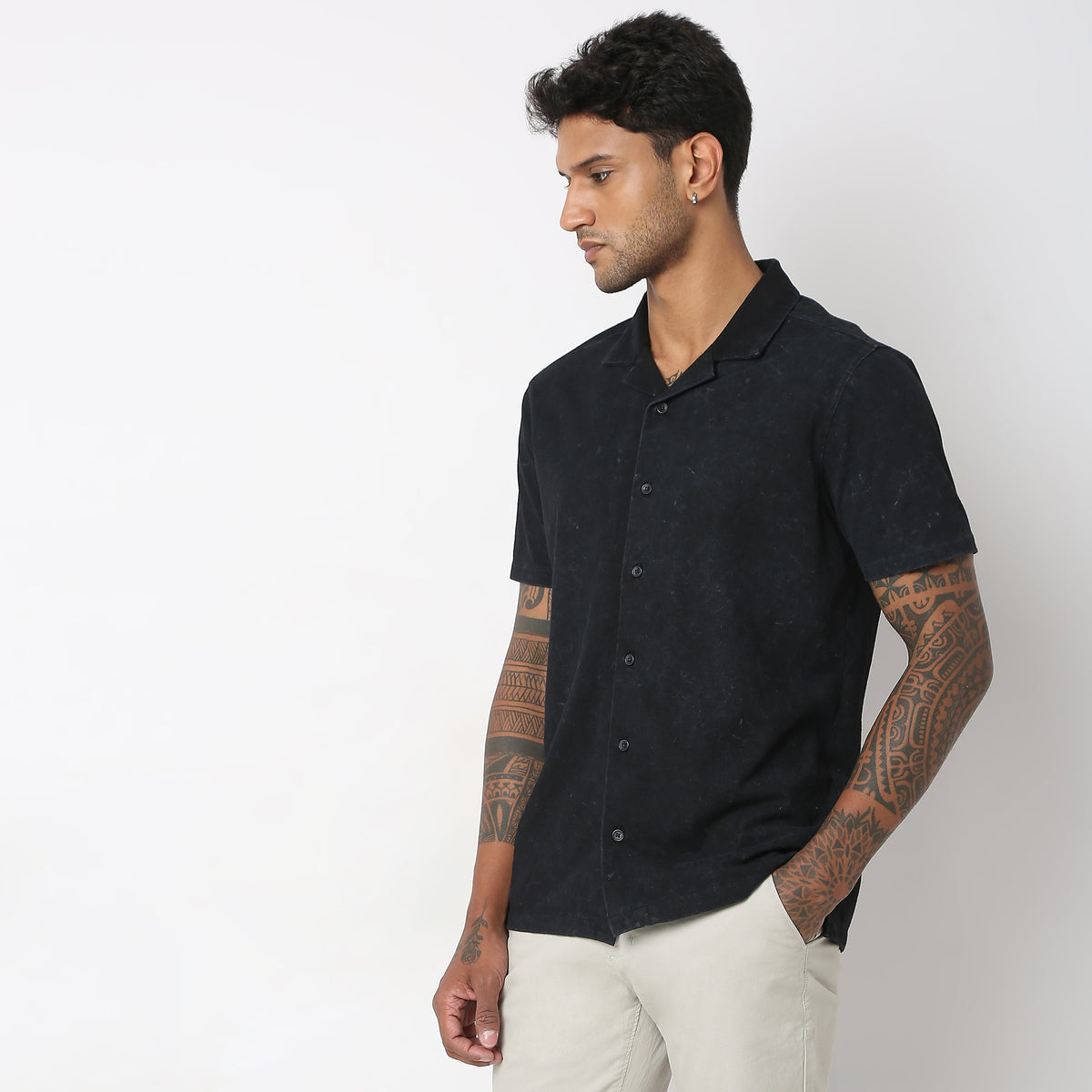 Regular Fit Structured Shirt