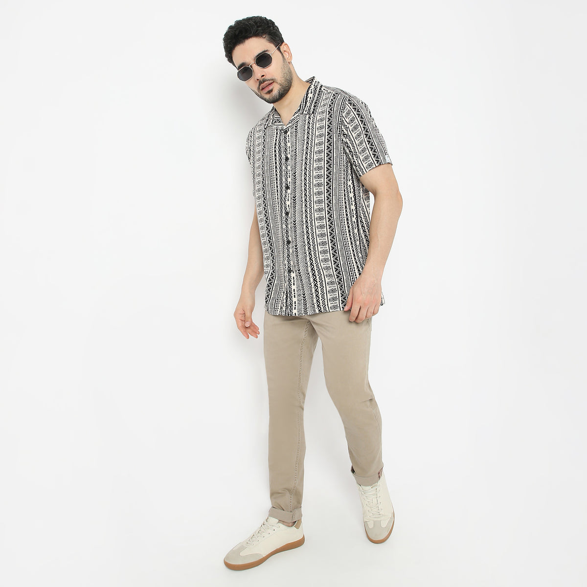 Regular Fit Printed Retreat Shirt