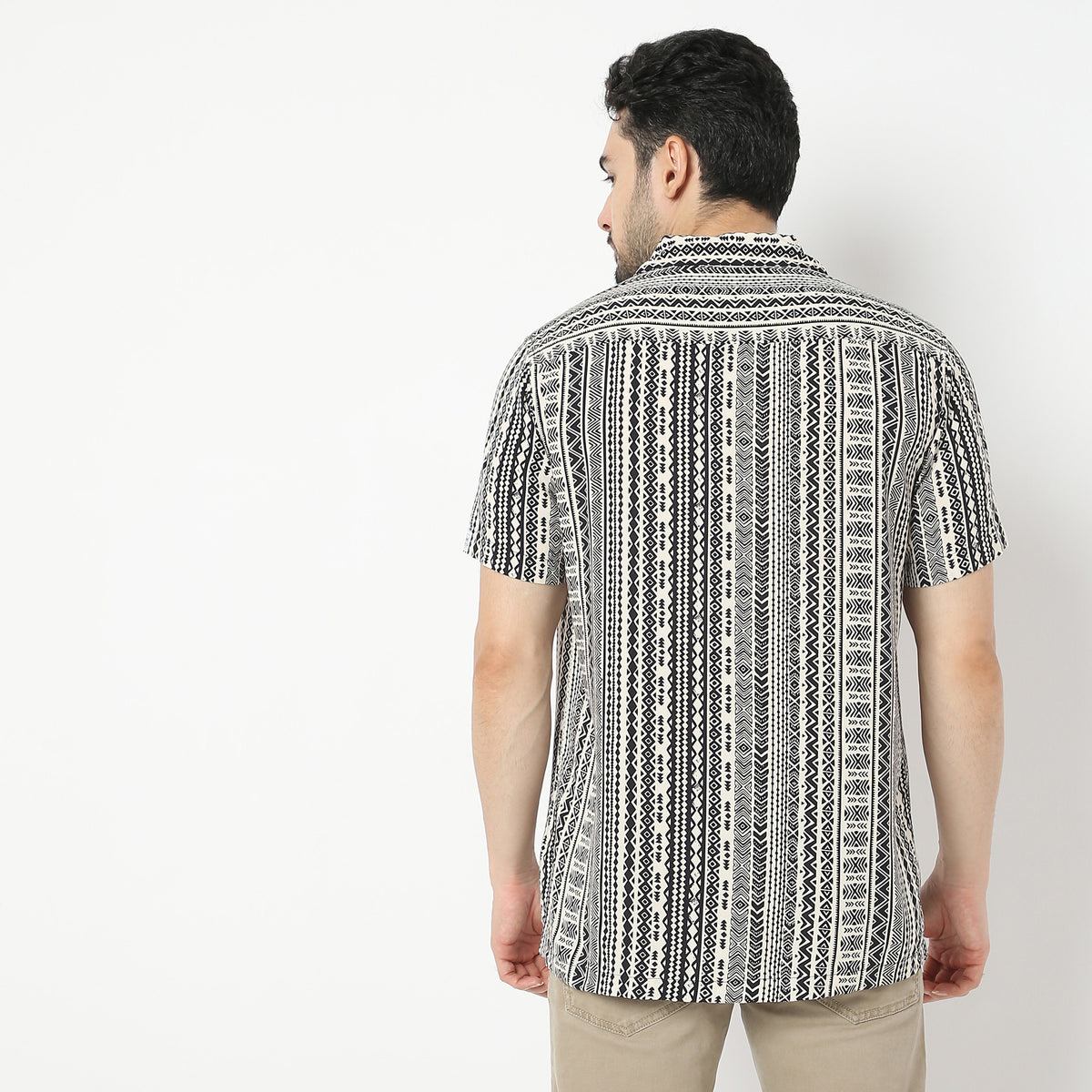 Regular Fit Printed Retreat Shirt