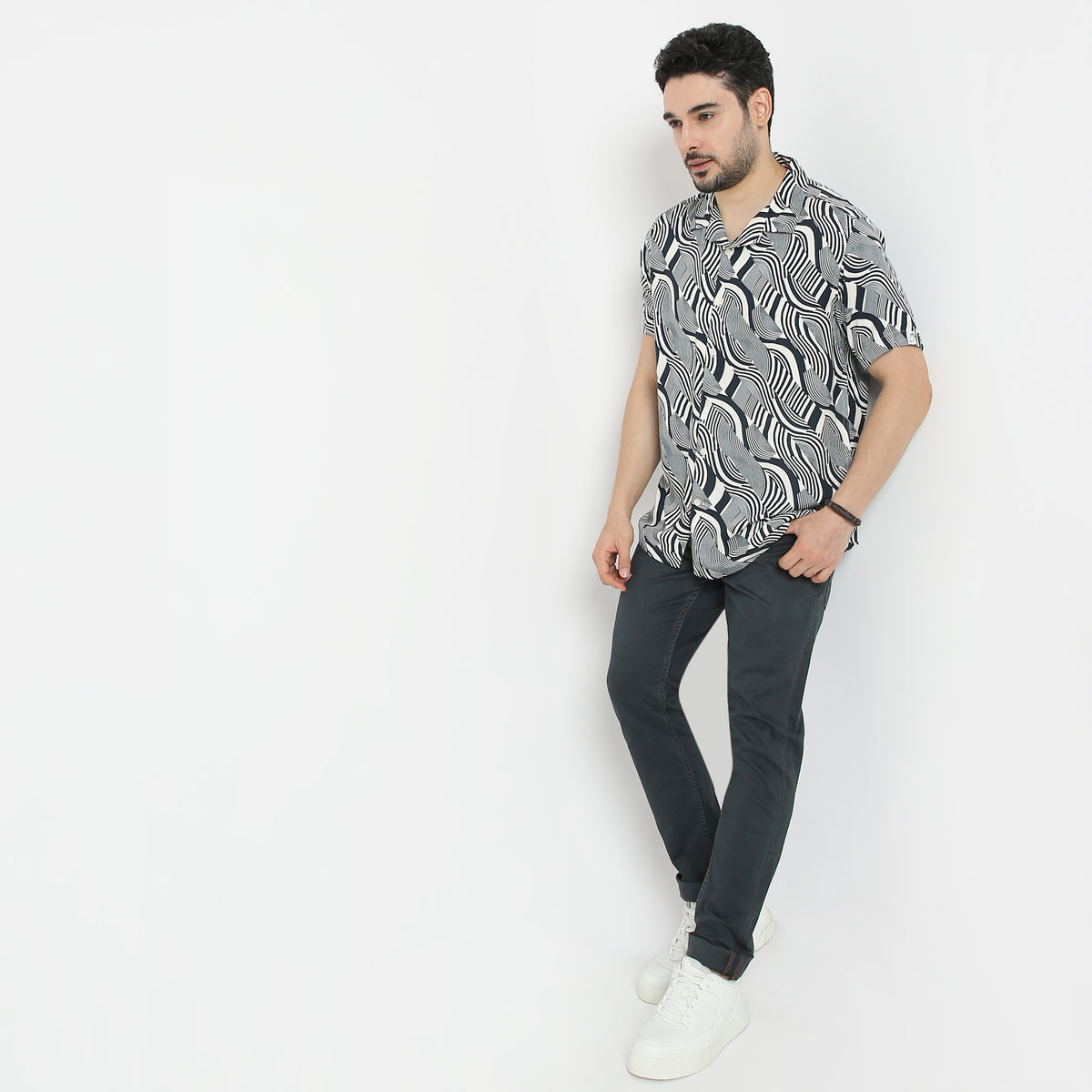 Regular Fit Printed Retreat Shirt