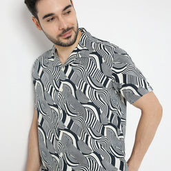 Regular Fit Printed Retreat Shirt