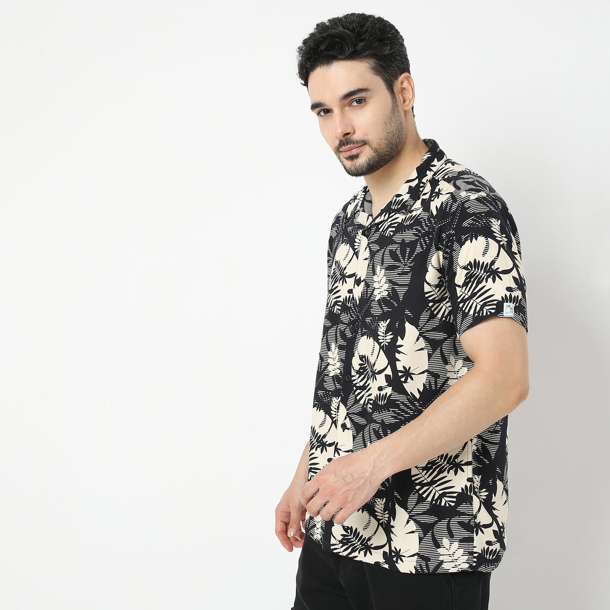 Regular Fit Printed Retreat Shirt