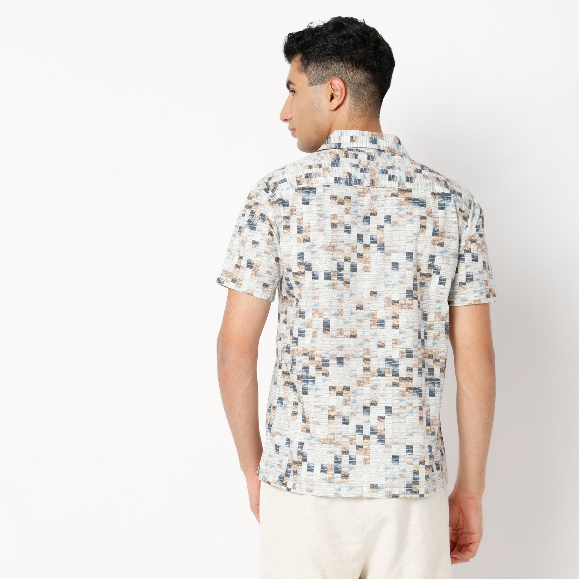 Regular Fit Printed Regular Length Shirt