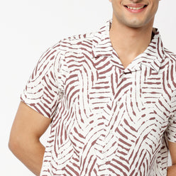 Regular Fit Printed Regular Length Shirt
