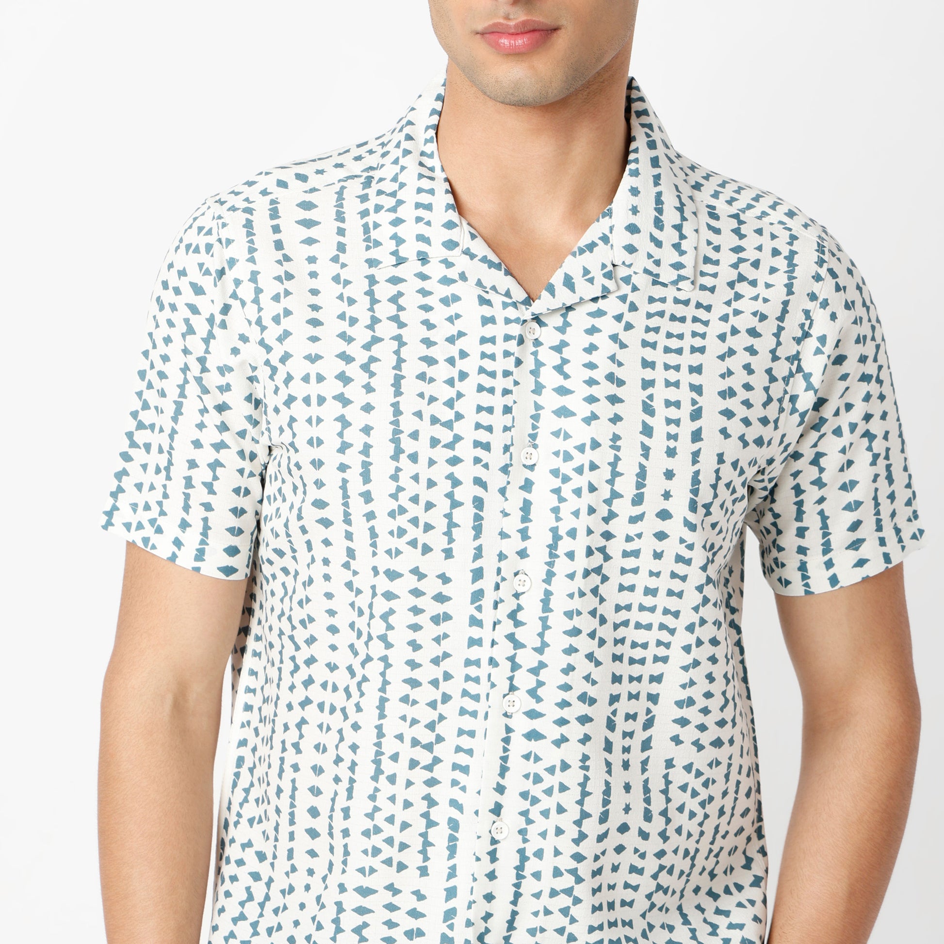 Regular Fit Printed Regular Length Shirt