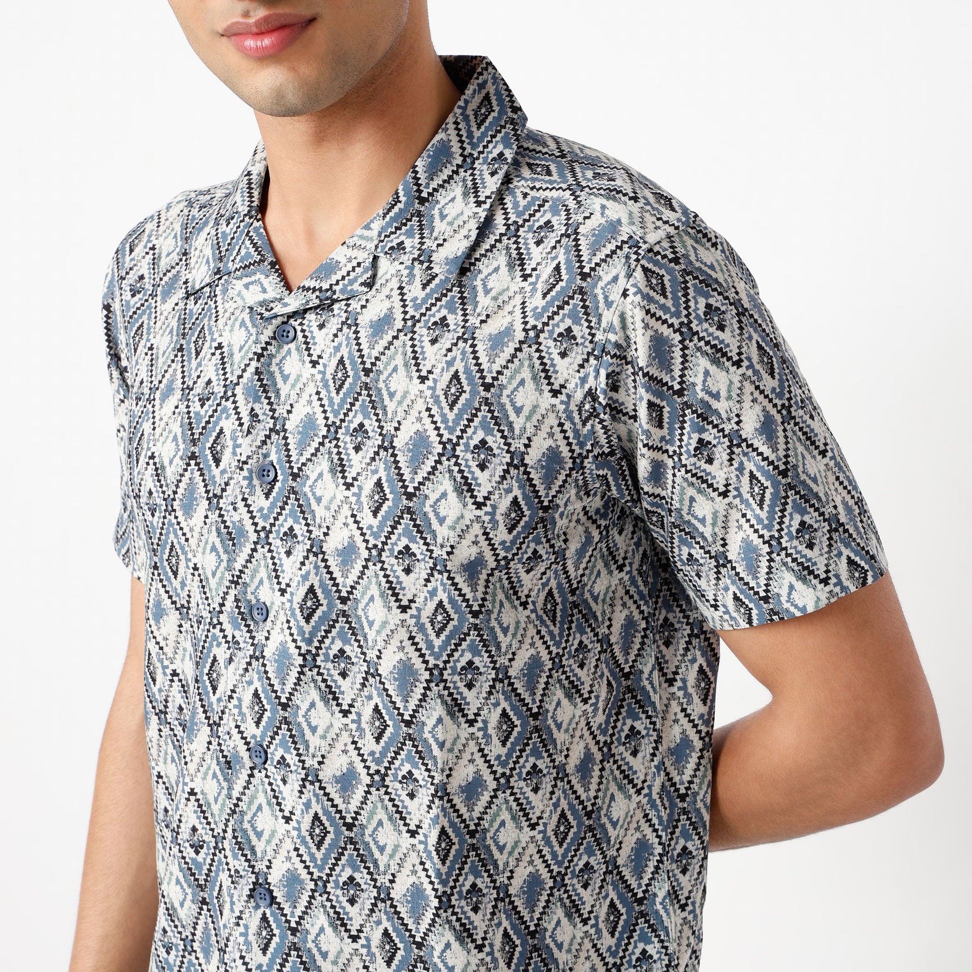 Regular Fit Printed Regular Length Shirt