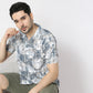Regular Fit Printed Camp Collar Regular Length Shirt