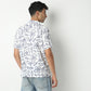 Regular Fit Printed Camp Collar Regular Length Shirt