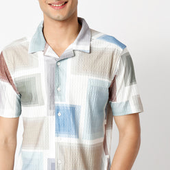 Regular Fit Printed Regular Length Shirt