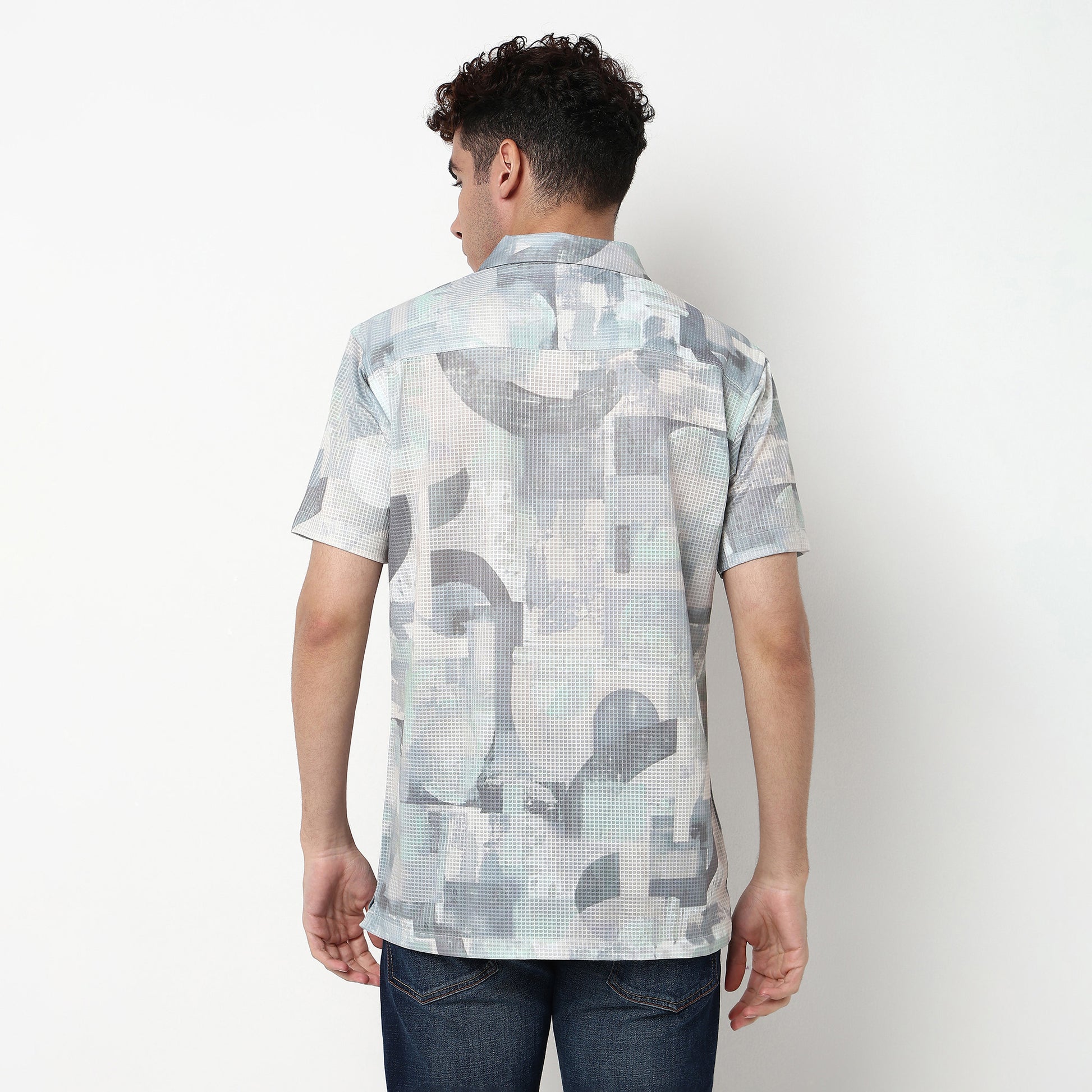 Cotton Fabric Printed Shirt