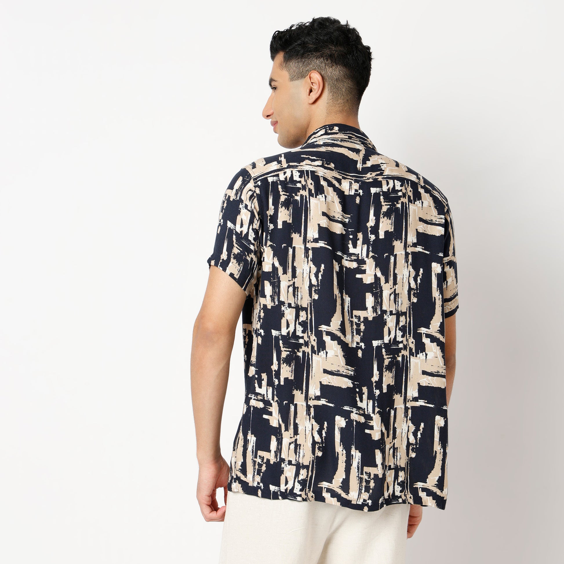 Regular Fit Printed Regular Length Shirt