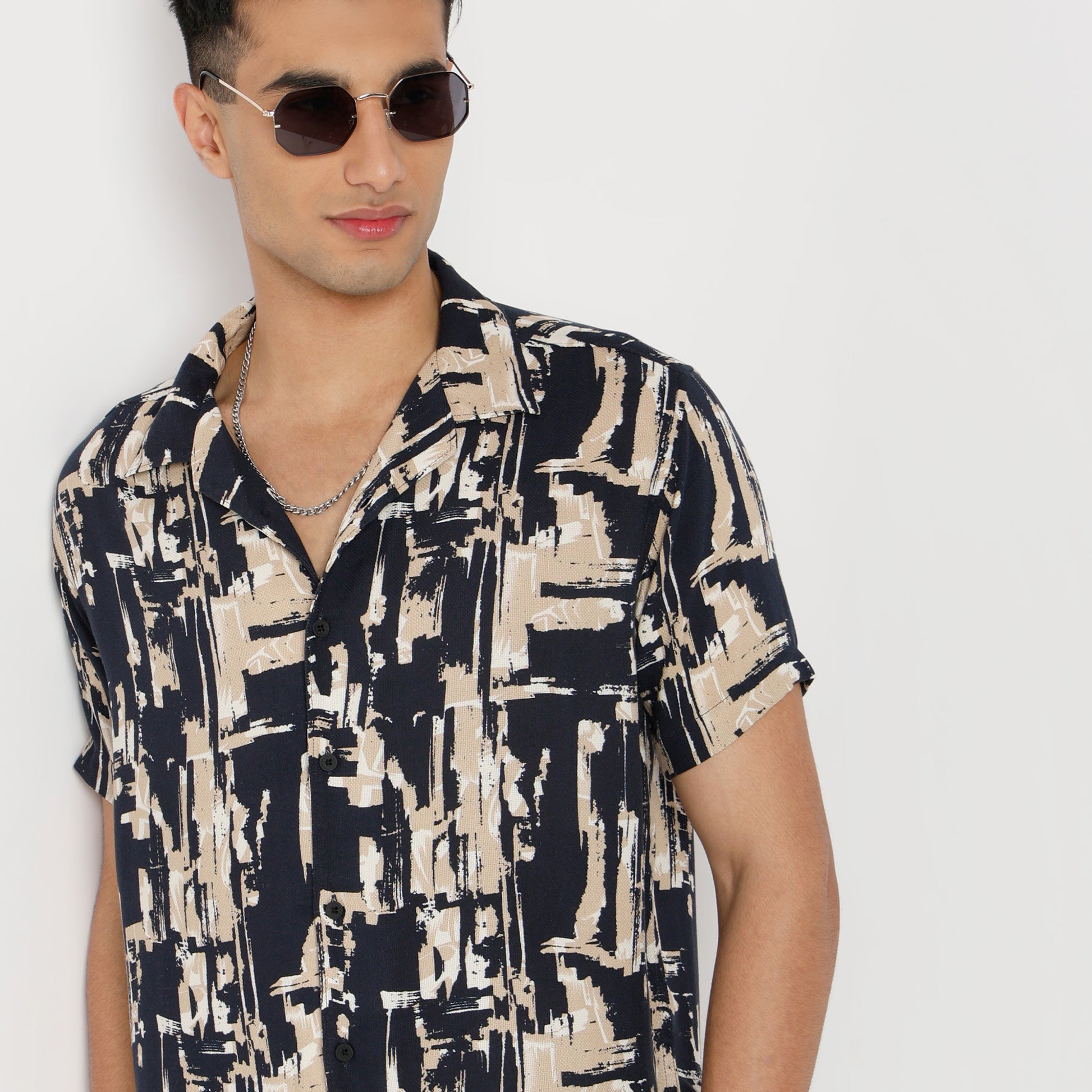 Regular Fit Printed Regular Length Shirt