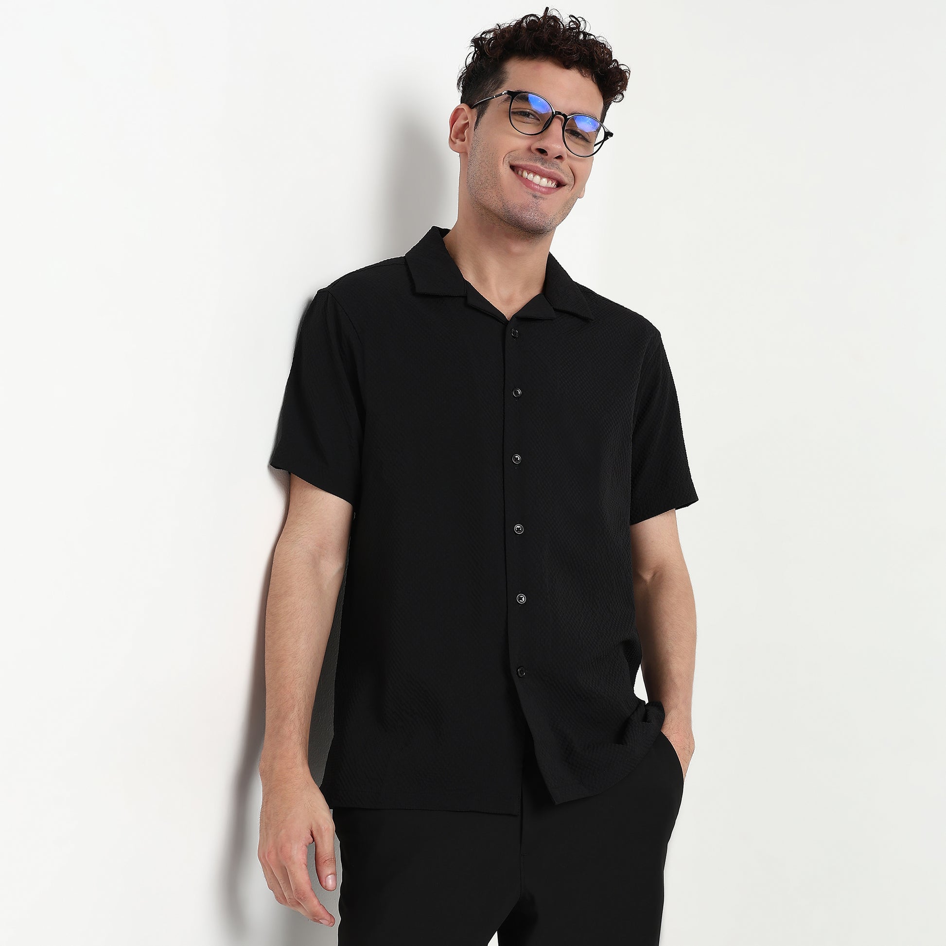 Cotton Fabric Structured Shirt