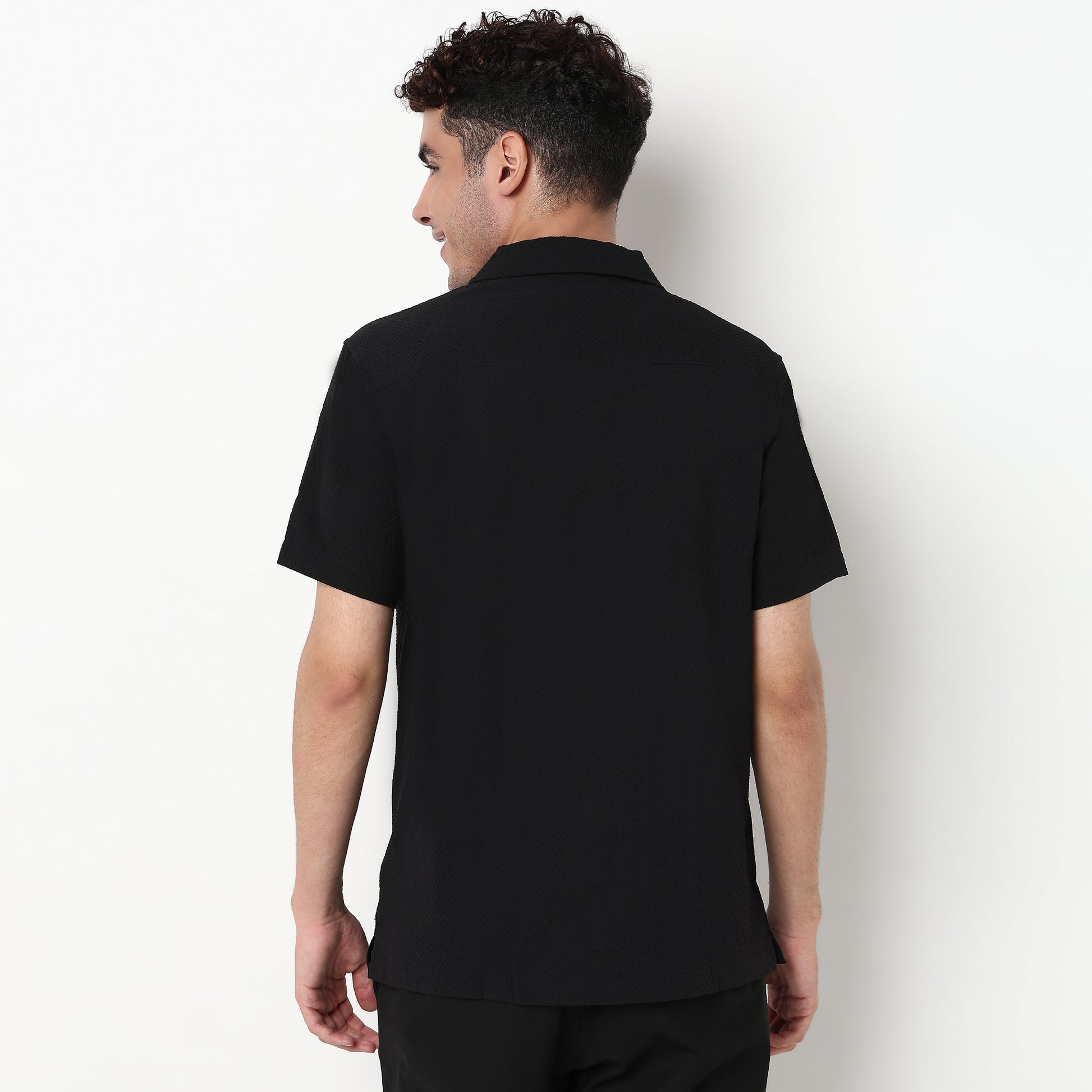 Cotton Fabric Structured Shirt