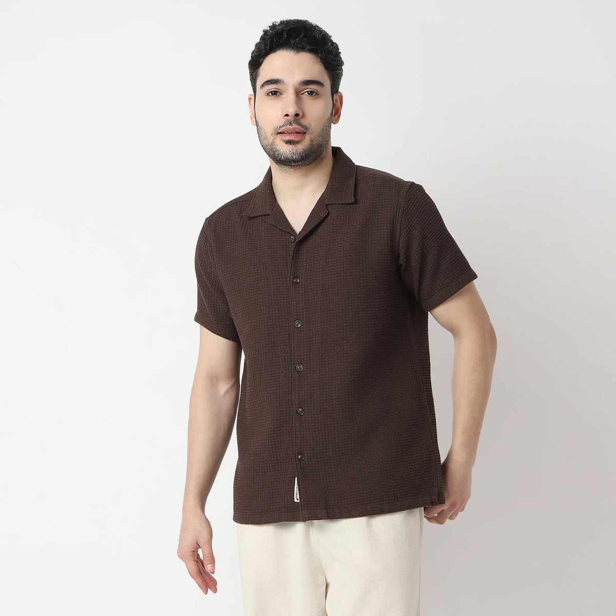 Regular Fit Structured Shirt