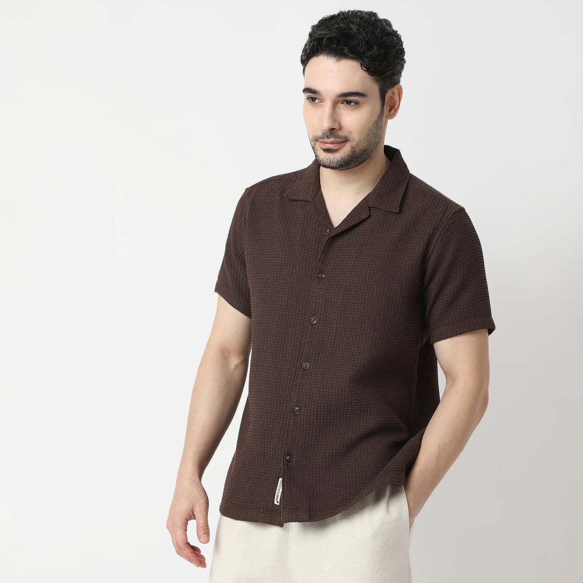 Regular Fit Structured Shirt