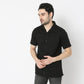 Regular Fit Solid Camp Collar Regular Length Shirt