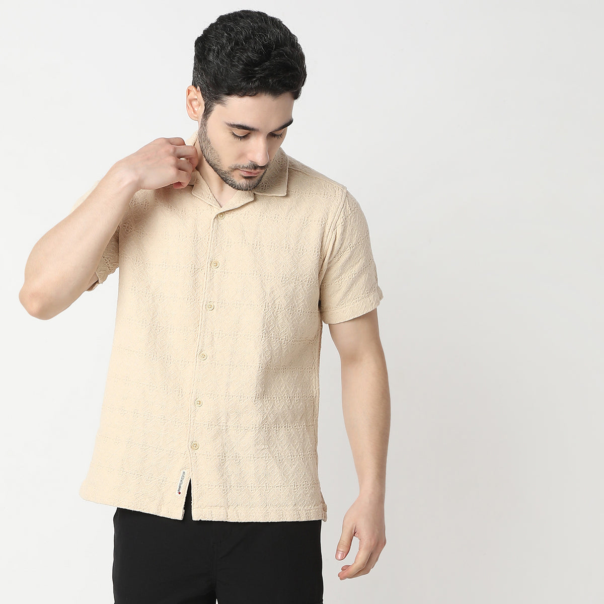 Regular Fit Structured Shirt