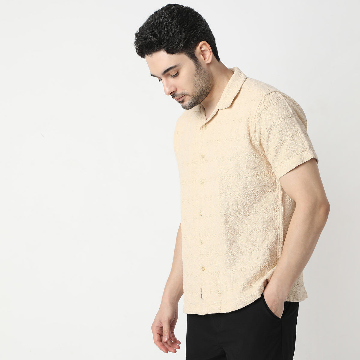 Regular Fit Structured Shirt