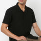 Regular Fit Solid Camp Collar Shirt