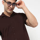 Buy Men Regular Fit Solid Half Sleeve Shirt  - Style Union